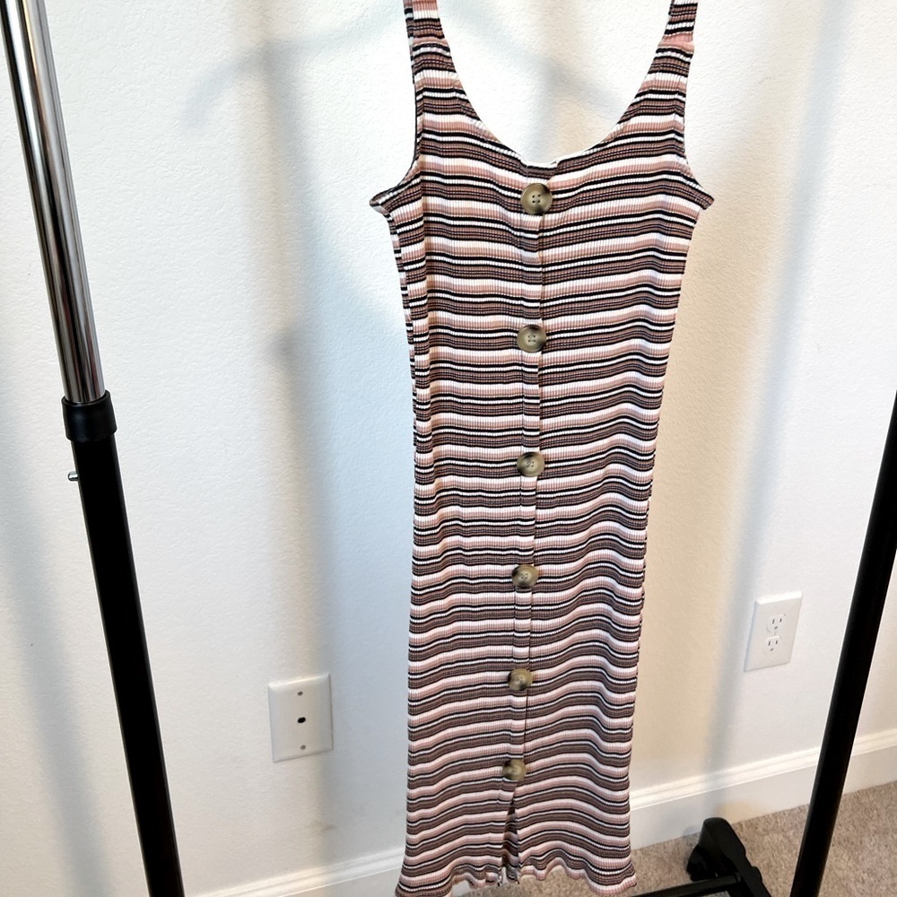 𝅺cotton On Women’s Striped Dress Size Large‎